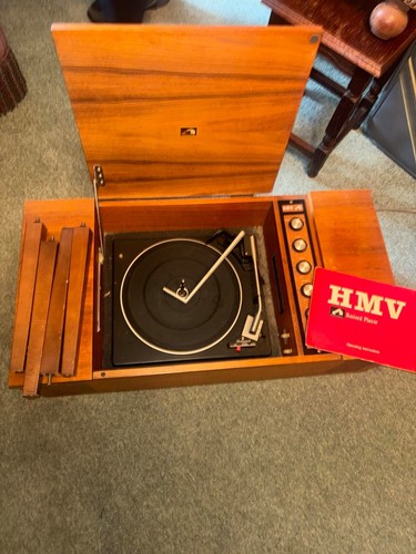 Hmv record player - player,, used
