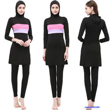 Muslim Modest Women Swimwear Full Cover Burkini Islamic Swimming Costumes Arab