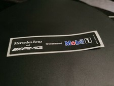 Genuine Mercedes-Benz AMG Engine Oil Mobil 1 Engine Bay Oil Sticker A0045849438