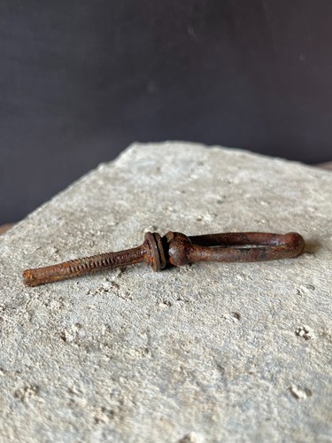 Antique wrought iron - iron, ring