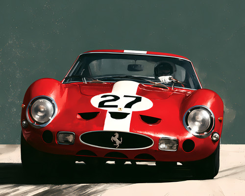 Ferrari 250 gto - gto, wall
