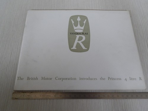 Original brochure vanden plas - original,