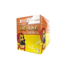 ZIG ZAG REGULAR FILTER TIPS RESEALABLE BAG - Choose QTY