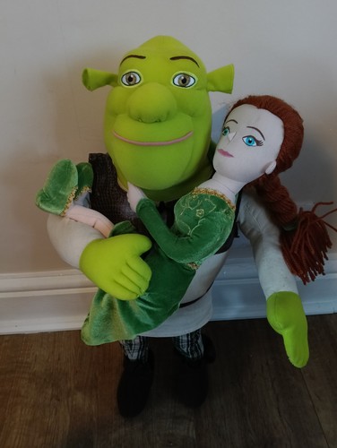Shrek carrying fiona plush - fiona, 19"