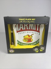 Marmite - Ceramic Toast Plate & Spreader Gift Set - Rare Collectable