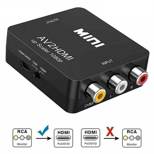Mini composite cvbs 3rca - av, to