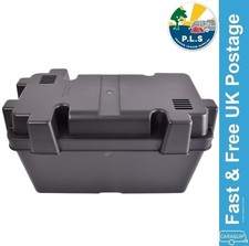 PLS Leisure Battery Box Black