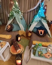 TEEPEE PARTIES BUSINESS FOR SALE. TENTS/ CUSHIONS/ BLANKETS FOR SALE