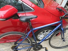 bicycle. Hybrid bicycle, men's