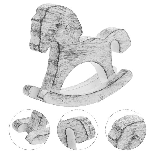 Wooden rocking horse table - wooden,
