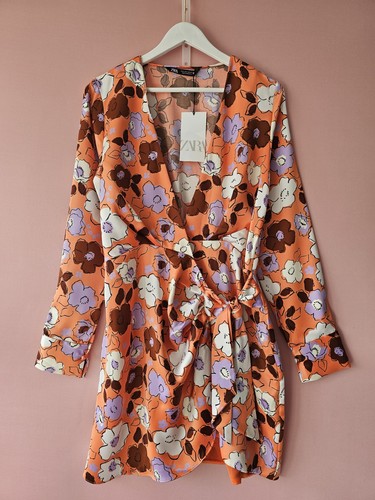 Zara long sleeve wrap mini - long,