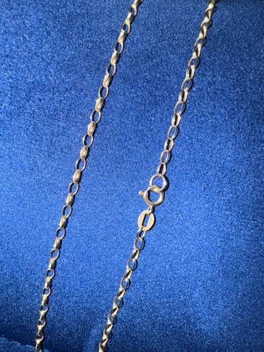 Carat gold belcher chain - carat,