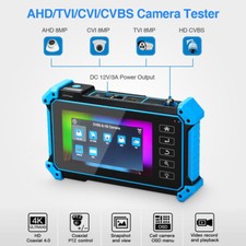 4K Touchscreen IP Camera Tester 8MP AHD CVI TVI CVBS CCTV Camera Tester PTZ WiFi
