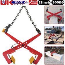 Heavy Duty Curb Stone Lifting Clamp 23" 500KG Vertical Paver Scissor Lifter Tool