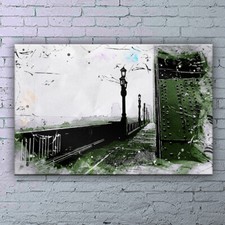 Newcastle Tyne Bridge Wall Art Canvas or Framed Print  - 3 Sizes
