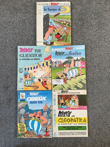 Vintage asterix books - -, 1