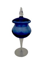 Empoli  MCM  Art  Glass Blue