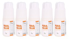 THE EDGE NAIL GLUE 3g Gram UV GEL ACRYLIC NAILS STRONG FALSE ADHESIVE For Tips