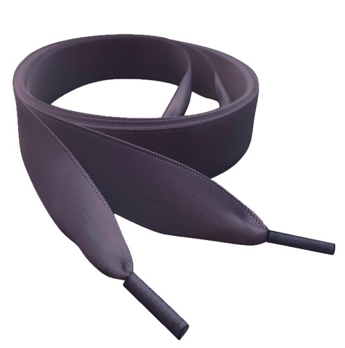 Dark grey flat - grey, satin