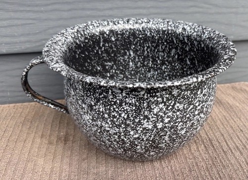 Antique black white speckled - antique,