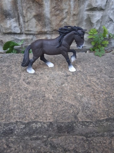 Schleich horse black - black, draft