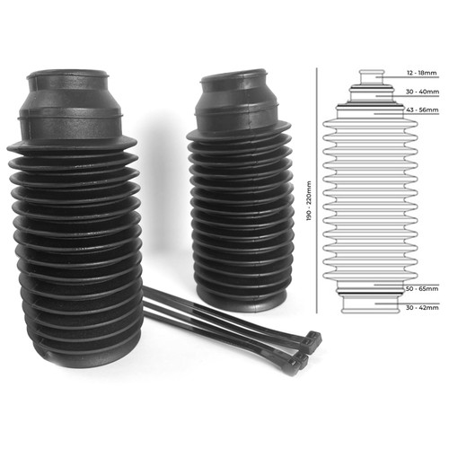 Universal steering rack gaiter - steering,