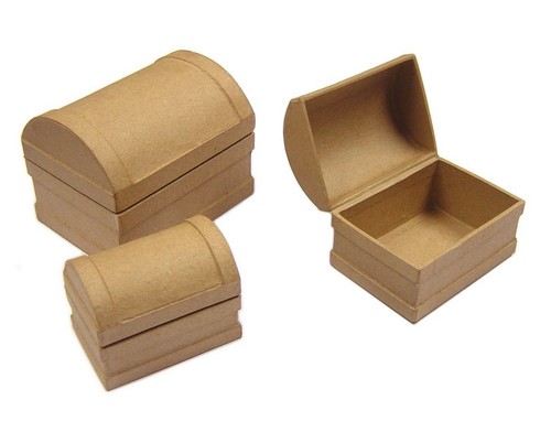 Paper mache treasure - paper,