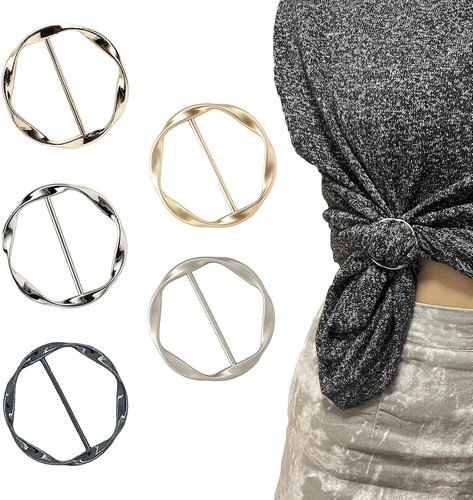 Pcs scarf clips and - ring, t
