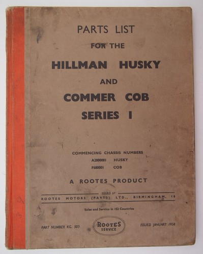 Hillman husky commer - hillman,