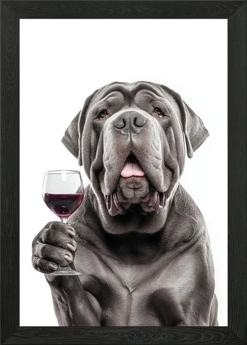 Neapolitan mastiff dog with - neapolitan,