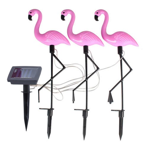 Solar powered flamingo - solar,