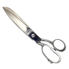 Professional Tailor Scissors 10 Inches Silver Full Polish Large Dresmaking Shear