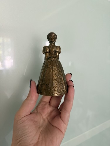 Vtg bronze brass maiden - brass,