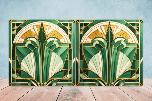 Art deco design ceramic tiles - deco,