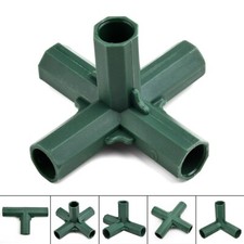 4Pcs/Packs Garden Bamboo Cane Flexi Balls Fruit Cage Netting Connectors New UK*