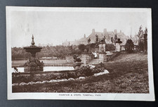 Vintage RPPC - Fountain &