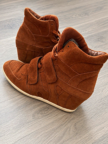 Ash y2k brown suede high - ash,