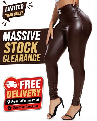 Wet look leggings women - wet, high