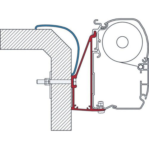 Fiamma rapido bracket - rapido, 3.5m