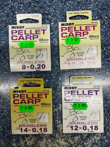 Middy pellet carp barbless - pellet,