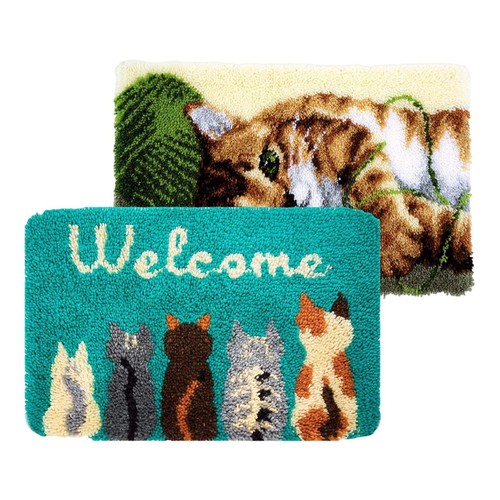 Cat latch diy rug making - diy, kit