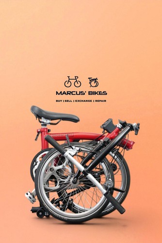 Brompton s2e red - line), &