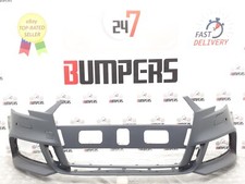 AUDI A3 S3 2017 - 2020 OEM S LINE SALOON FRONT BUMPER +PDC WASH JETS 8V5807437AB