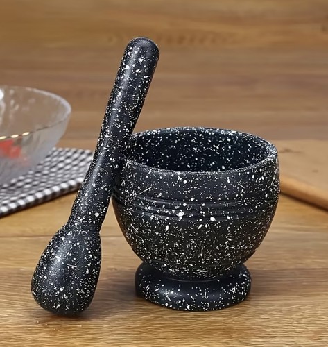 Large resin pestle and mortar - pestle,