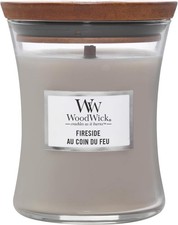 WoodWick Medium Hourglass Scented Candle, Fireside