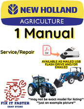 NEW HOLLAND TL80 TRACTOR MANUAL SERVICE SHOP REPAIR PDF USB