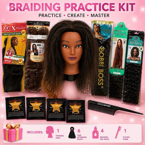 Braiding training head - braiding,