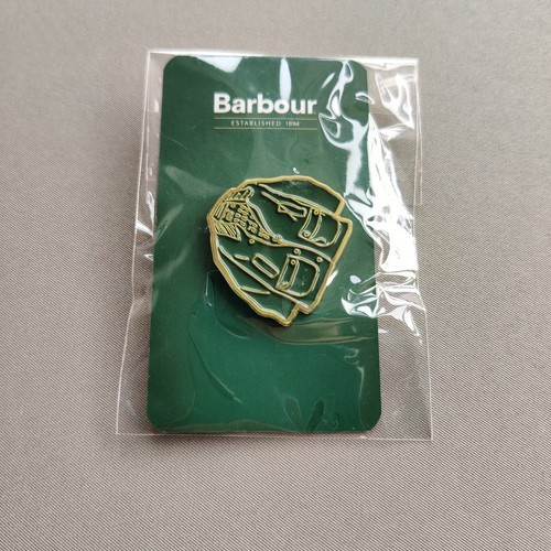 Barbour enamel lapel pin - enamel, ✔