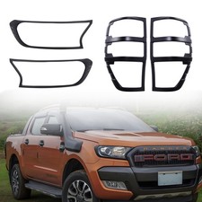 Headlight Trims Taillight Cover For Ford Ranger 2015-2022 Wildtrak