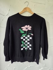 Santa Cruz Size Small Checker Bloom Jumper Jersey Sweater 